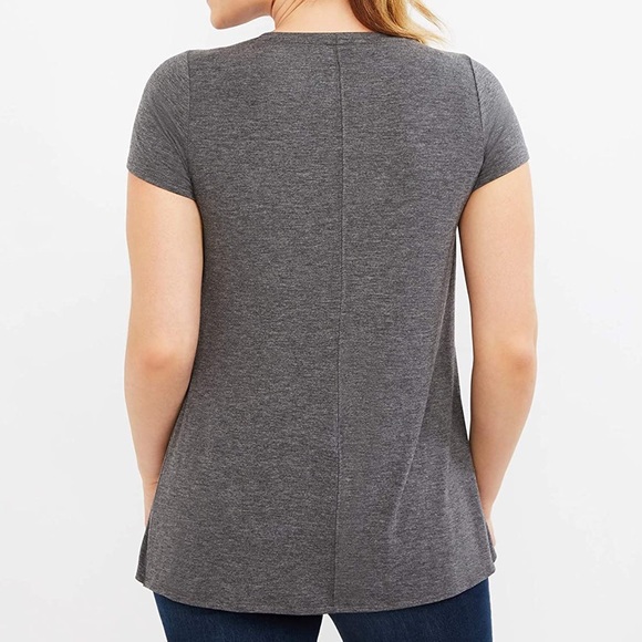 Pullover Open Front Nursing Tee - Picture 4 of 9